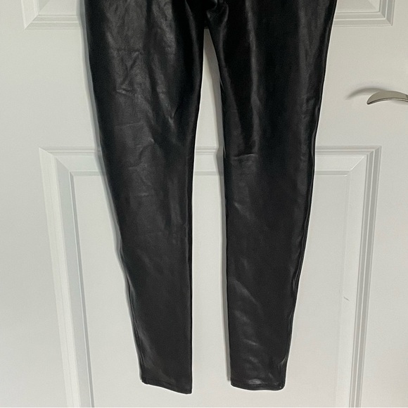 Spanx Black SPANXshape Faux Leather Leggings - 35739 - Picture 8 of 12